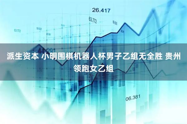 派生资本 小明围棋机器人杯男子乙组无全胜 贵州领跑女乙组
