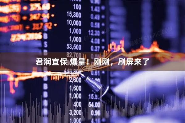 君润宜保 爆量！刚刚，刷屏来了