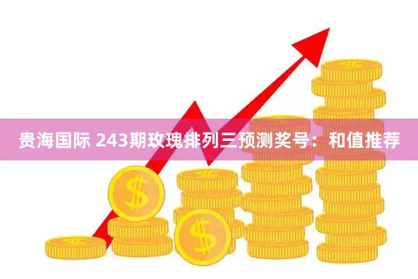 贵海国际 243期玫瑰排列三预测奖号：和值推荐