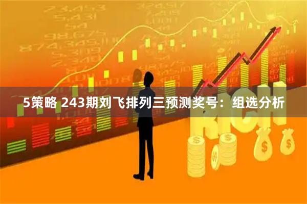 5策略 243期刘飞排列三预测奖号：组选分析